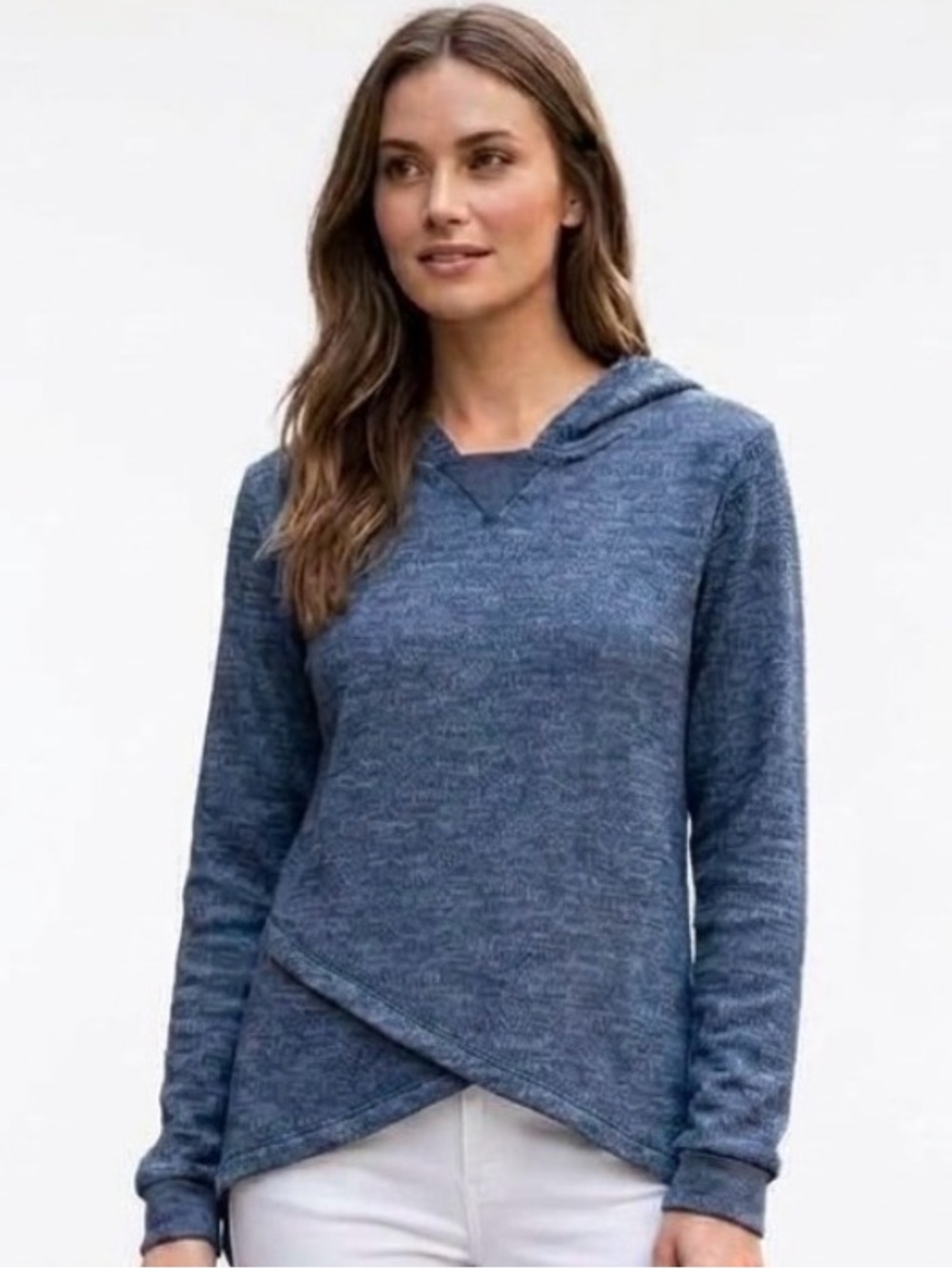 EUC Element Women's Navy Heathered Lightweight Hoodie Medium Skate Surf Pullover